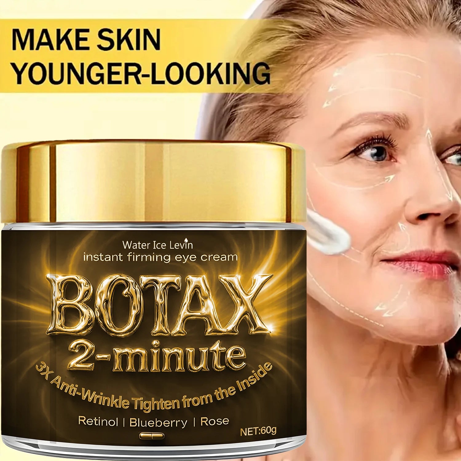 Crema Facial Reafirmante con Retinol y Veneno de Abeja – Hidratación y Efecto Tensor