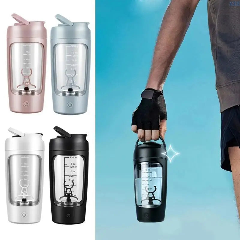 Botella agitador proteínas A2ue USB C recargable