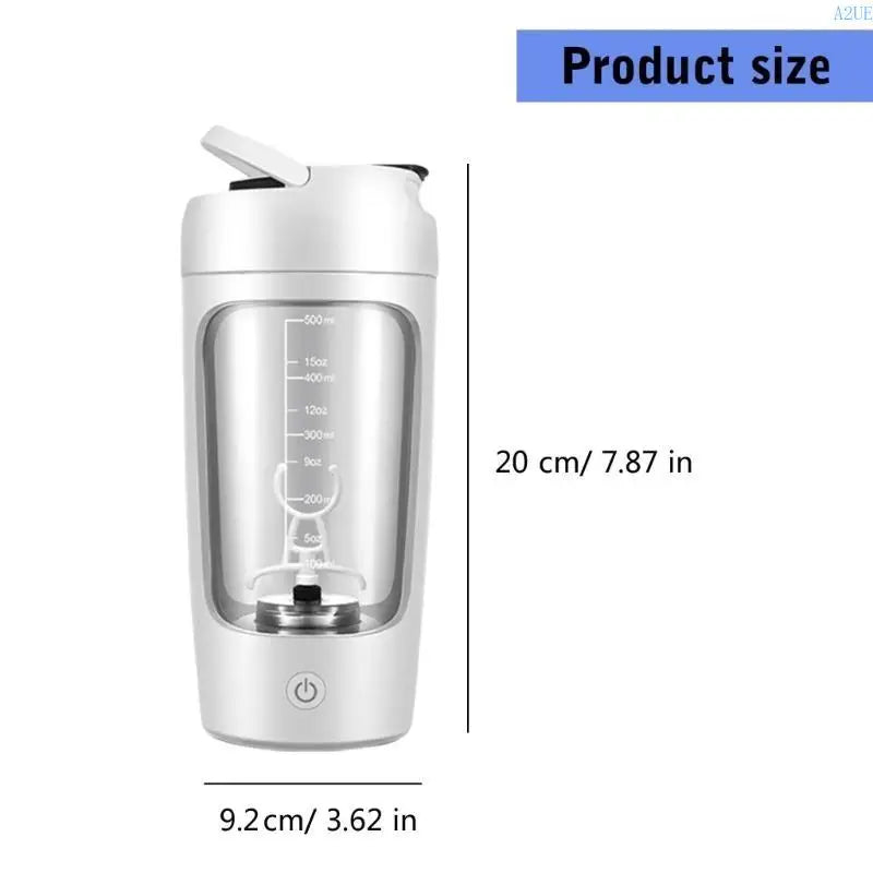 Botella agitador proteínas A2ue USB C recargable