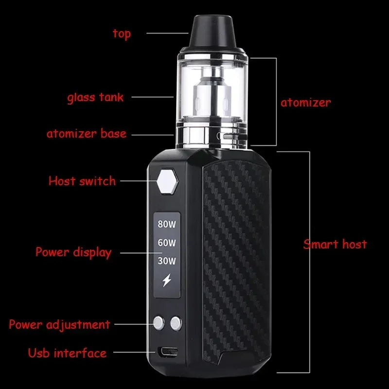 Kit Vapeo 80W Box Mod — Batería 2200mAh